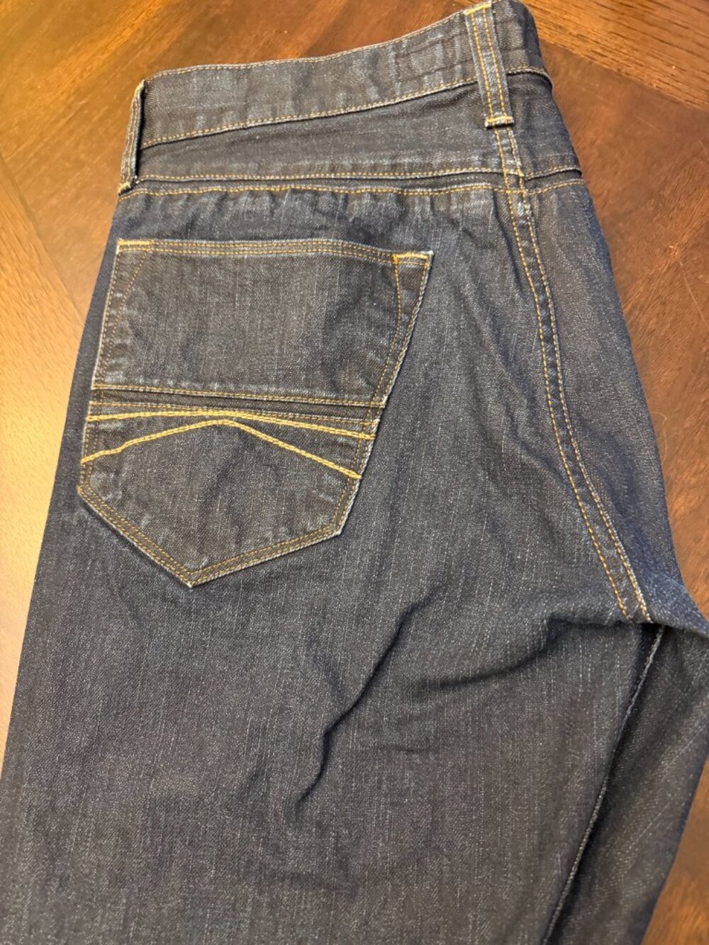 Express 111 Rocco Slim Fit Skinny Leg Jeans 33 X 32 Rigid 100% Cotton Med/Dark